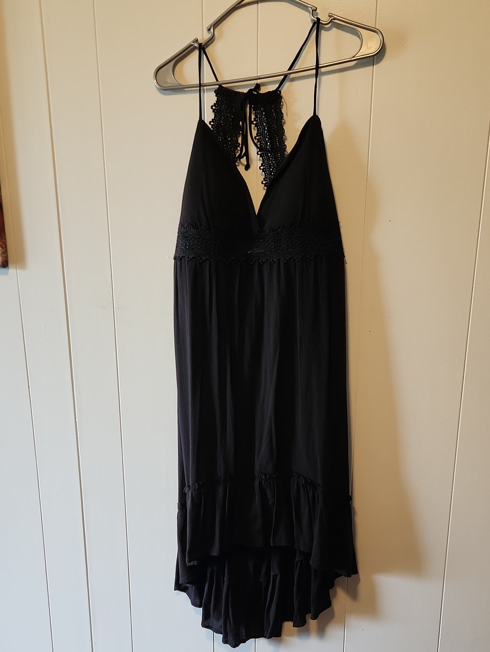 No Boundaries XL Black High Low Dress